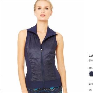 ALO Yoga Lakeside vest in navy blue